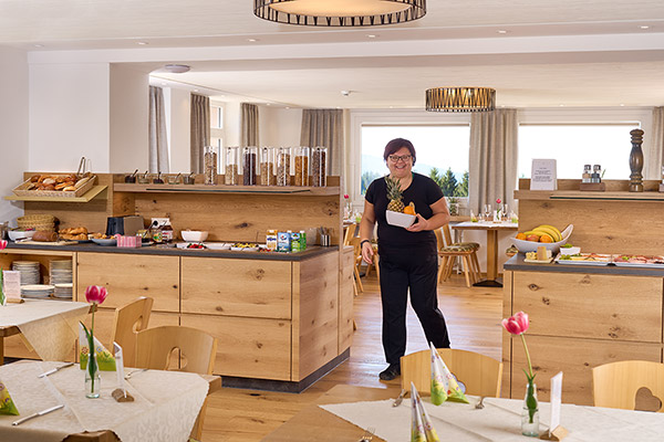 Reichhaltiges Frühstücksbuffet