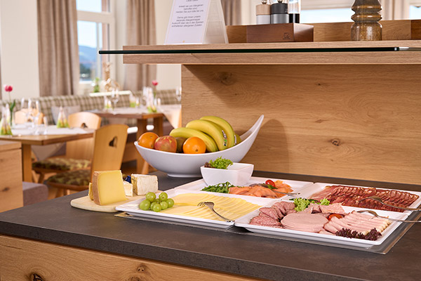 Reichhaltiges Frühstücksbuffet